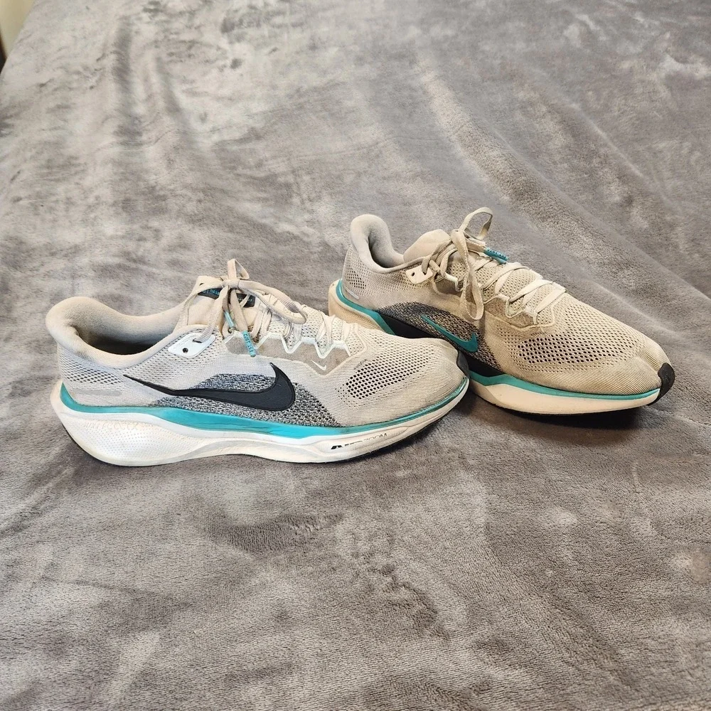 Nike Shoes Mens 10.5 Gray Blue  Zoom Pegasus 41 Sneakers Road Running FD2722-103
